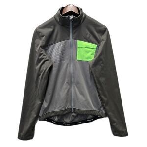Pearl izumi Mens M Select Escape Softshell Cycling Jacket Cold Weather Gray